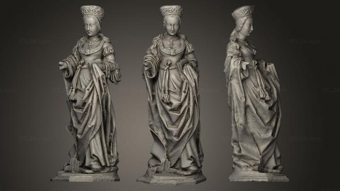 Statues antique and historical (Sainte Odile, STKA_0964) 3D models for cnc